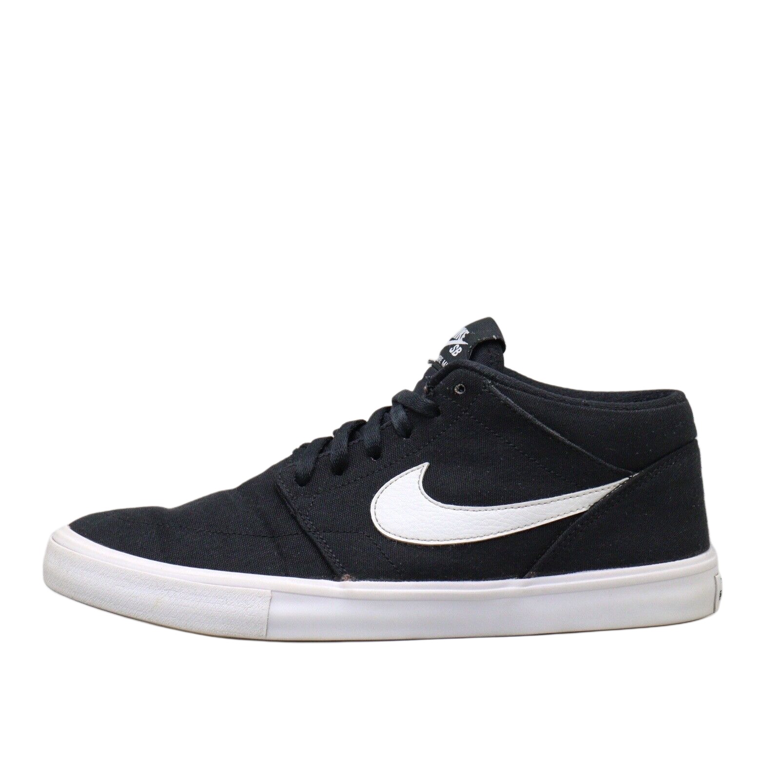 Buy Nike SB Portmore 2 Solarsoft Mid 'Negro Blanco' AQ7728-002