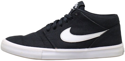 Nike SB Portmore 2 Solarsoft Mid 'Black White' AQ7728-002 Nike SB Portmore 2 Solarsoft Mid 'Black White' AQ7728-002