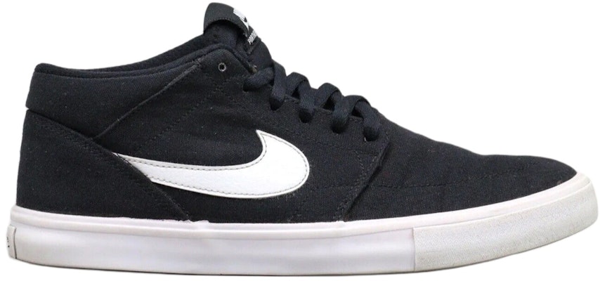 Nike SB Portmore 2 Solarsoft Mid 'Black White' AQ7728-002 Order Nike SB Portmore 2 Solarsoft Mid 'Black White' AQ7728-002