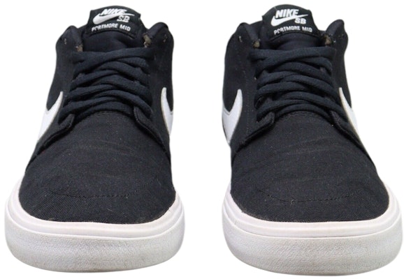 Nike SB Portmore 2 Solarsoft Mid 'Black White' AQ7728-002 Lookbook Nike SB Portmore 2 Solarsoft Mid 'Black White' AQ7728-002