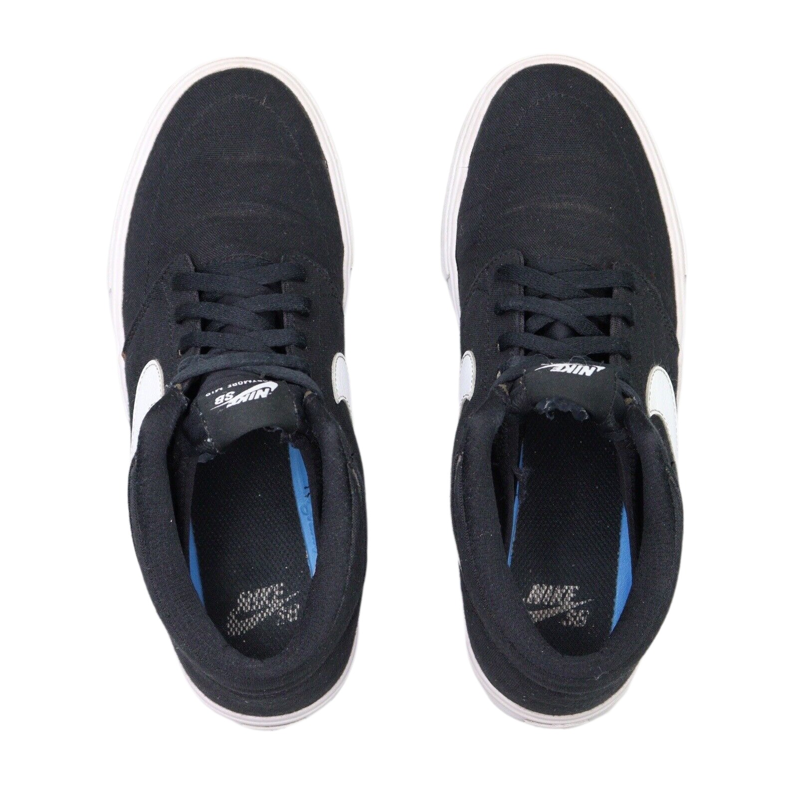 Shop Nike SB Portmore 2 Solarsoft Mid 'Negro Blanco' AQ7728-002