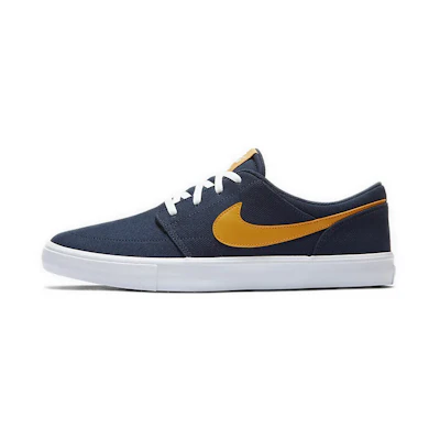 Nike SB Skateboard Portmore II Solar CNVS 'Blue Yellow'