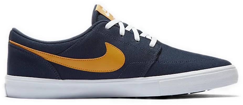 Nike SB Skateboard Portmore II Solar CNVS 'Blue Yellow' 880268-401 Order Nike SB Skateboard Portmore II Solar CNVS 'Blue Yellow' 880268-401