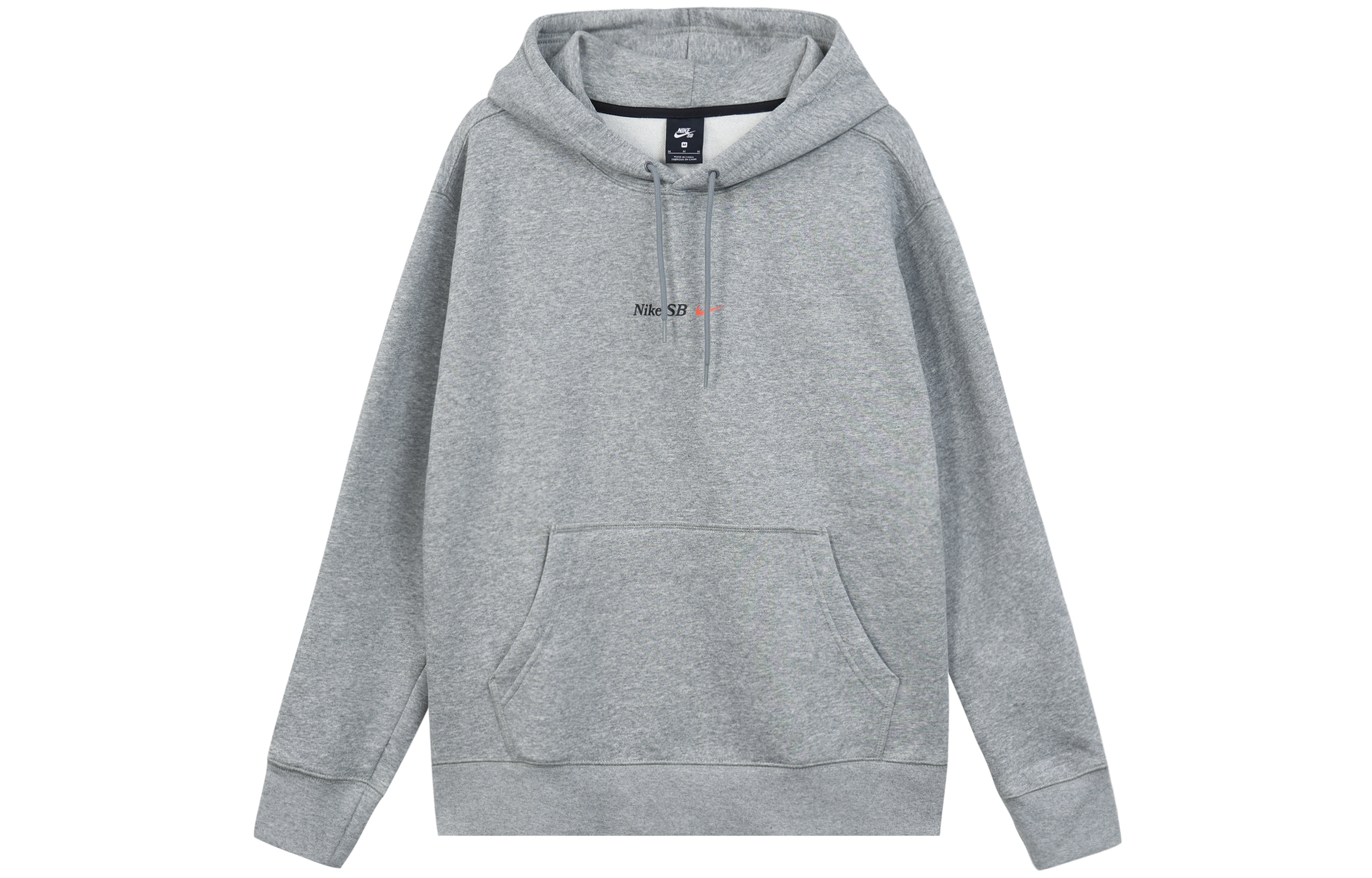 Nike SB Printed Casual Hoodie Dark Heather Grey DD2094-050
