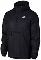 Nike SB Retro Pullover Woven Logo Jacket Black Skateboarding Series CT5327-010 Nike SB Retro Pullover Woven Logo Jacket Black Skateboarding Series CT5327-010