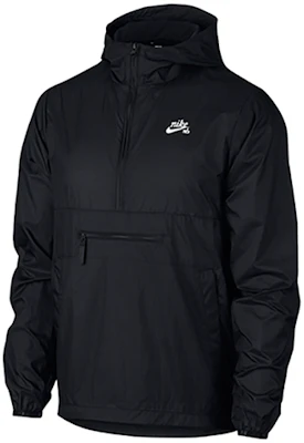 Nike SB Retro Pullover Jaket Logo Tenun Hitam Siri Skateboarding CT5327-010 Buy Nike SB Retro Pullover Jaket Logo Tenun Hitam Siri Skateboarding CT5327-010