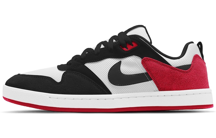 Nike SB Skateboard Alleyoop Black Toe 'Black White Red' CJ0082-102