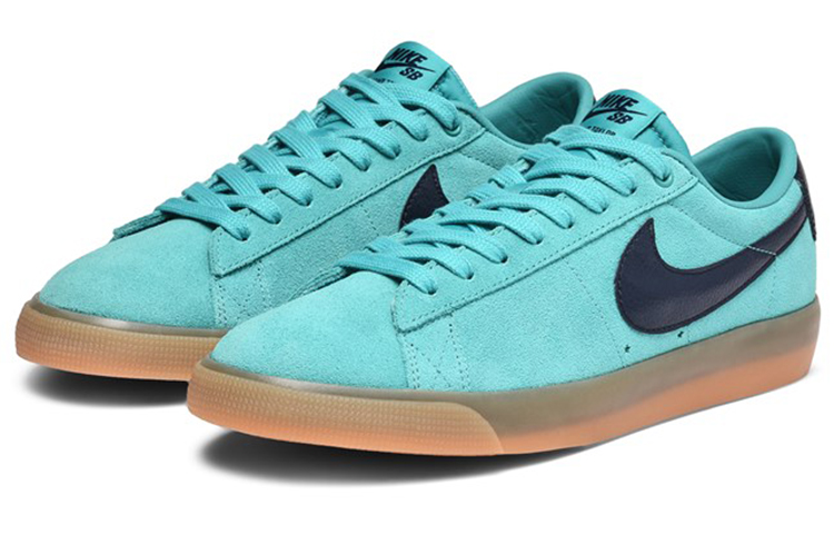 Lookbook 耐克SB滑板Blazer低帮GT '蓝色' 704939-300
