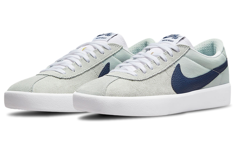 Lookbook Nike SB Bruin Low 經典 拼色 防滑耐磨 低筒 板鞋 男款 灰藍