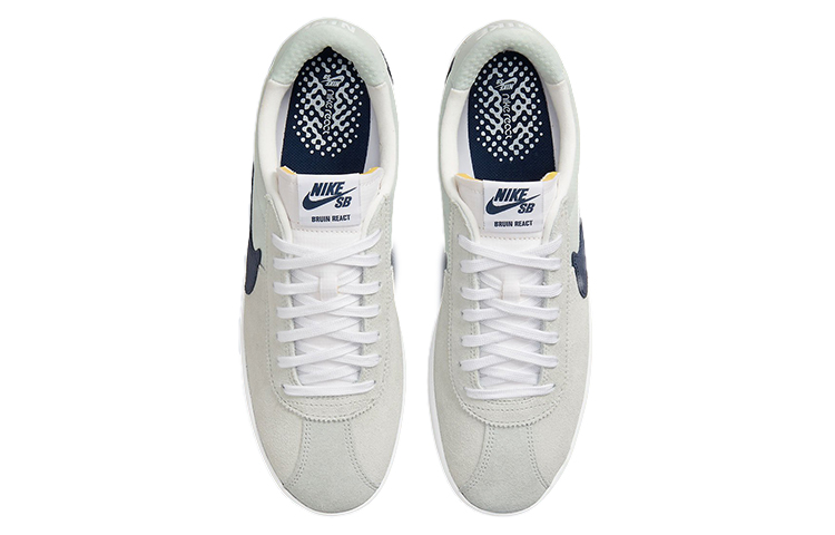 Shop Nike SB Bruin Low 經典 拼色 防滑耐磨 低筒 板鞋 男款 灰藍