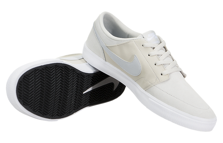 Shop Nike SB Portmore 2 Solar Zapatillas Baja Skateboard Gris/Blanco 880266-041