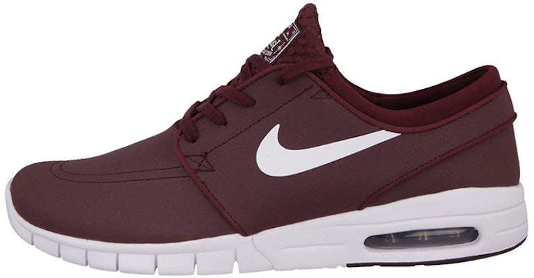 Nike SB Skateboard Stefan Janoski Max Kulit 'Merah Wain Putih' 685299-611 Buy Nike SB Skateboard Stefan Janoski Max Kulit 'Merah Wain Putih' 685299-611