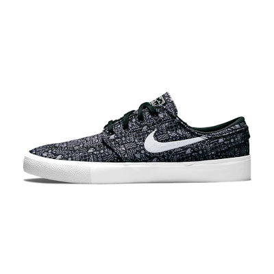 Nike SB Skateboard Zoom Stefan Janoski Canvas RM PRM Black