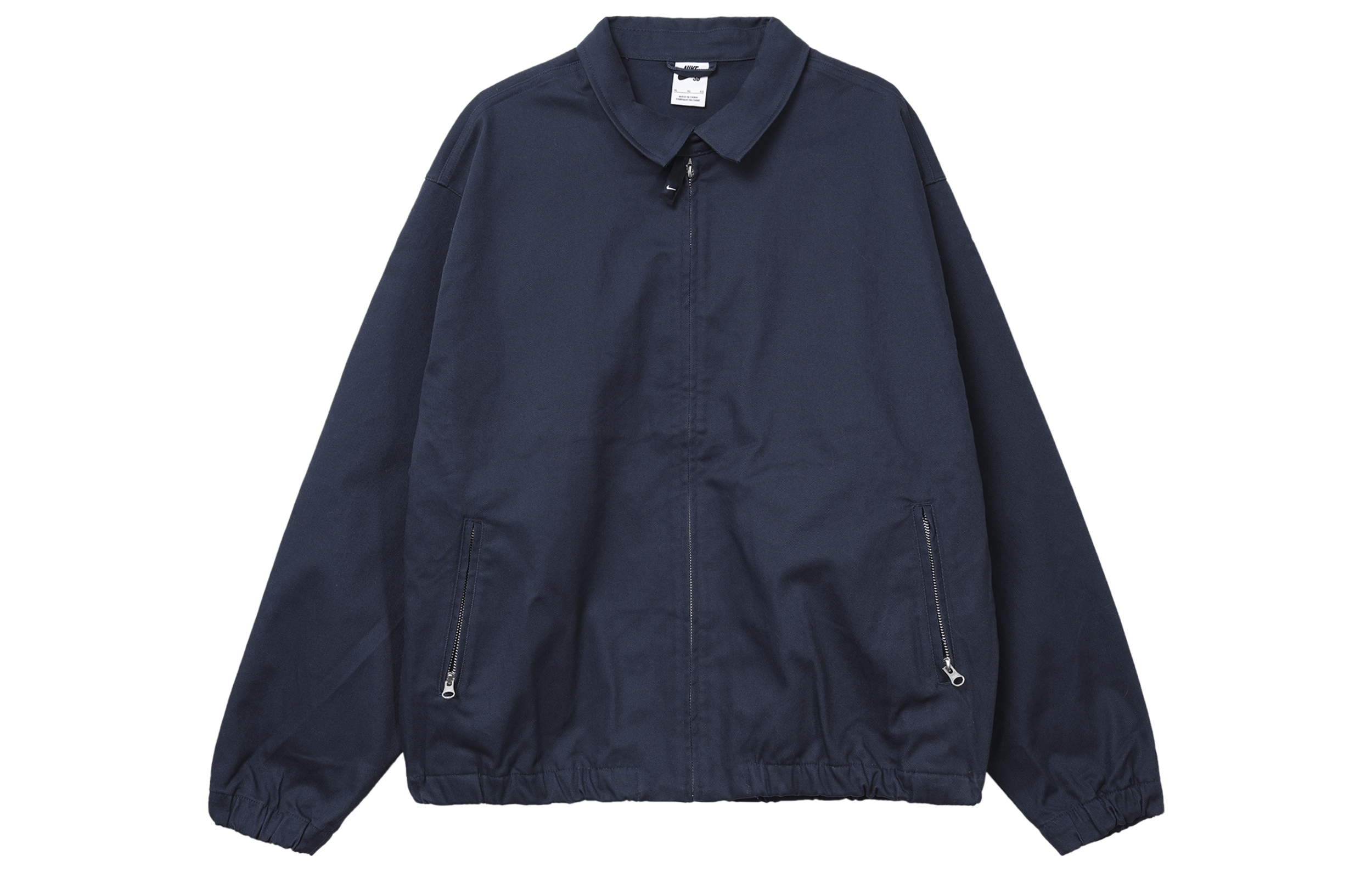 Order 耐克SB深蓝色纯棉斜纹滑板夹克 FQ0407-410