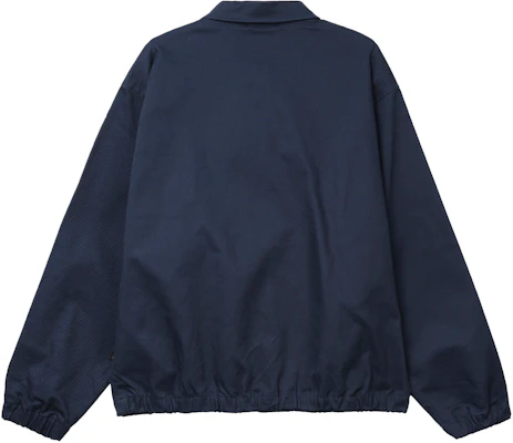 耐克SB深蓝色纯棉斜纹滑板夹克 FQ0407-410 Lookbook 耐克SB深蓝色纯棉斜纹滑板夹克 FQ0407-410