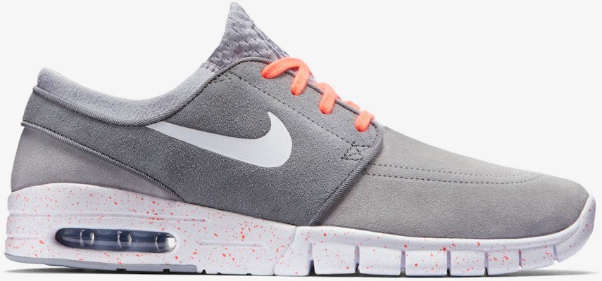 Nike SB Stefan Janoski Max Leather Wolf Grey 685299-016 Details for Nike SB Stefan Janoski Max Leather Wolf Grey 685299-016