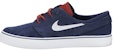 Nike SB Stefan Janoski Zoom Midnight Navy Crimson dalam Warna Biru Merah. 333824-417