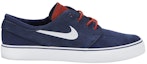 Order Nike SB Stefan Janoski Zoom Midnight Navy Crimson dalam Warna Biru Merah. 333824-417