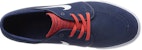 Nike SB Stefan Janoski Zoom Midnight Navy Crimson dalam Warna Biru Merah. 333824-417