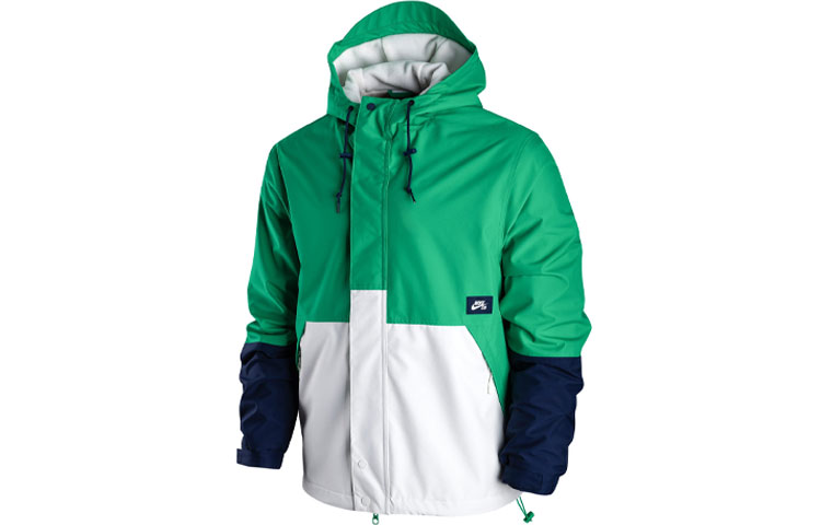 Nike SB Storm-FIT Fleece-Lined Logo Hooded Jacket Winter Green Unisex. DH2626-310