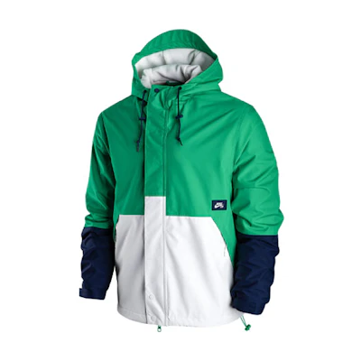 Nike SB Storm-FIT Fleece-Lined Logo Hooded Jacket Winter Green Unisex. DH2626-310