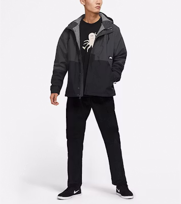 Nike SB Storm-FIT Hoodie Jaket Fleece Hitam Unisex Musim Dingin DH2626-060 Shop Nike SB Storm-FIT Hoodie Jaket Fleece Hitam Unisex Musim Dingin DH2626-060