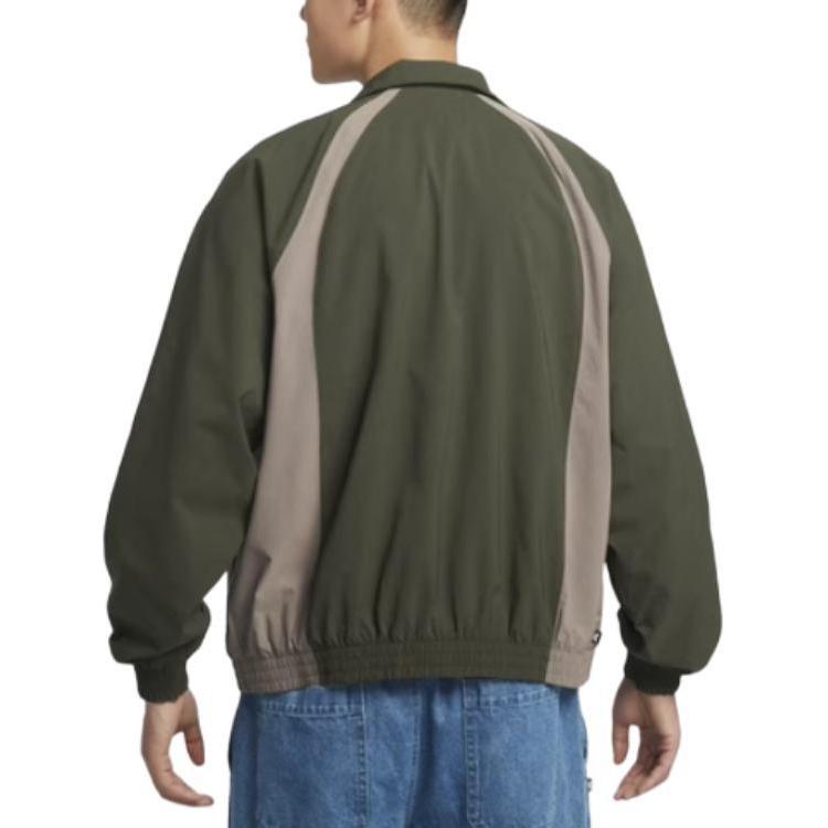 Lookbook Nike SB 編織立領外套 深綠/洞石灰/白色 HJ2911-355