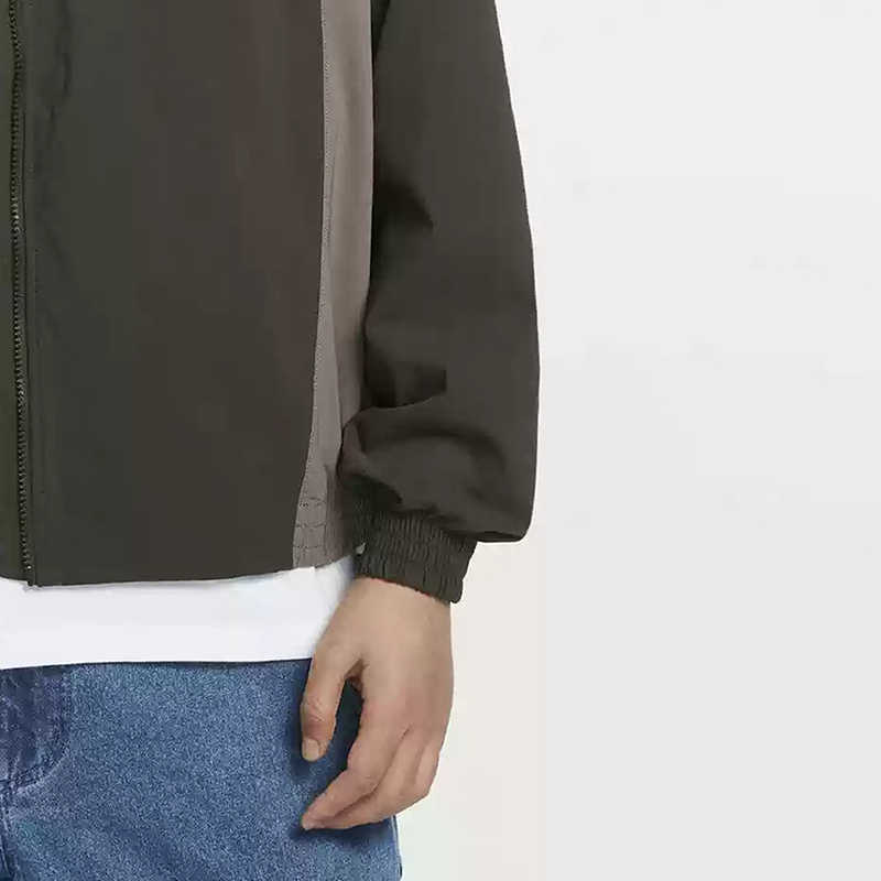 Shop Nike SB 編織立領外套 深綠/洞石灰/白色 HJ2911-355