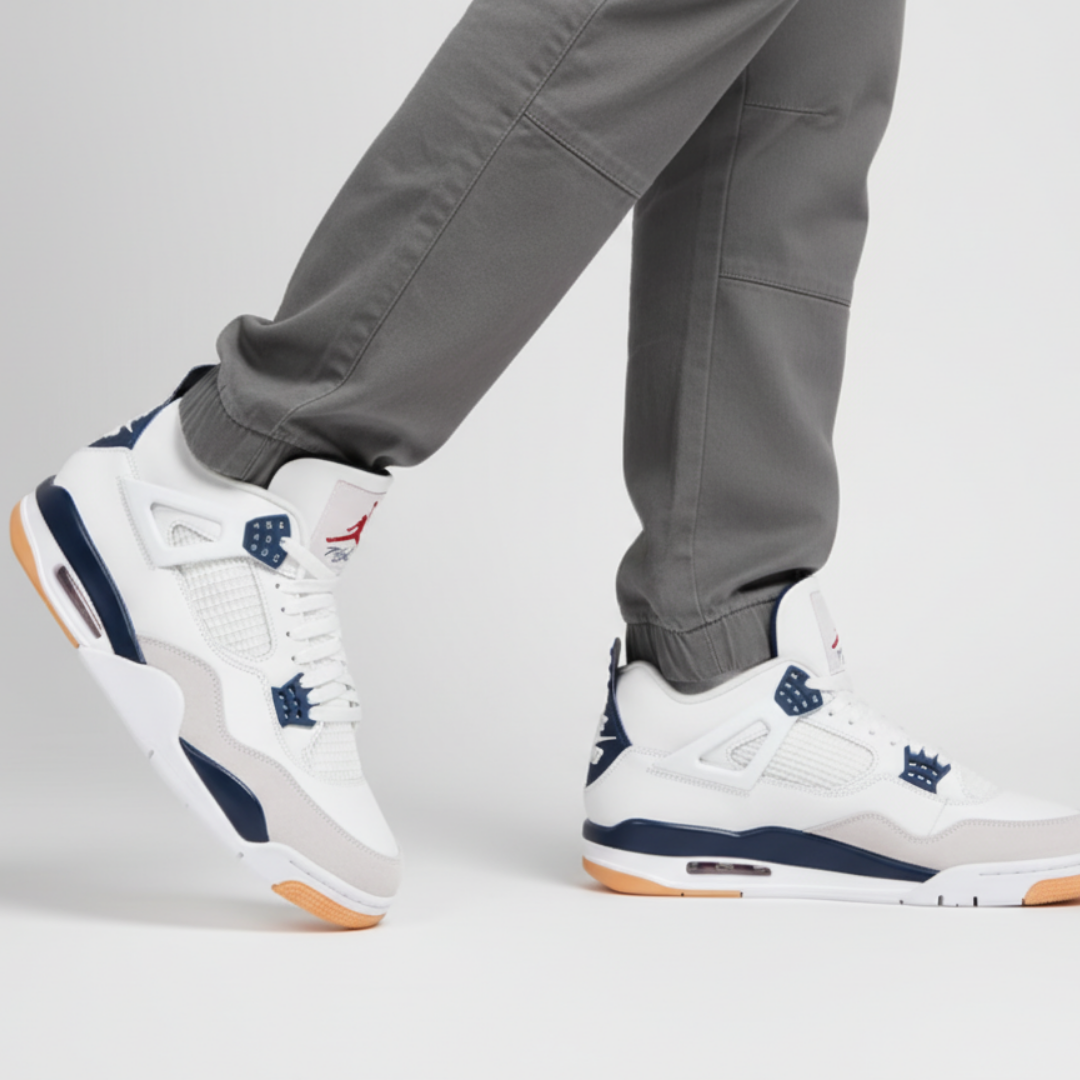 Order Nike SB x Air Jordan Air 4 Retro SP 'Navy' Pria Wanita Original DR5415-100