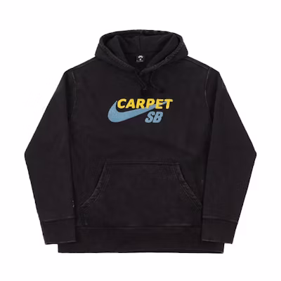 Nike SB Carpet Company Black Hoodie Skateboarding Sweatshirt Asia Edition DA4311-010