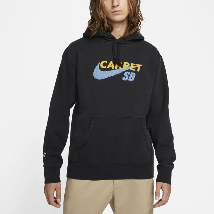 Nike SB Carpet Company Black Hoodie Skateboarding Sweatshirt Asia Edition DA4311-010 圖 4