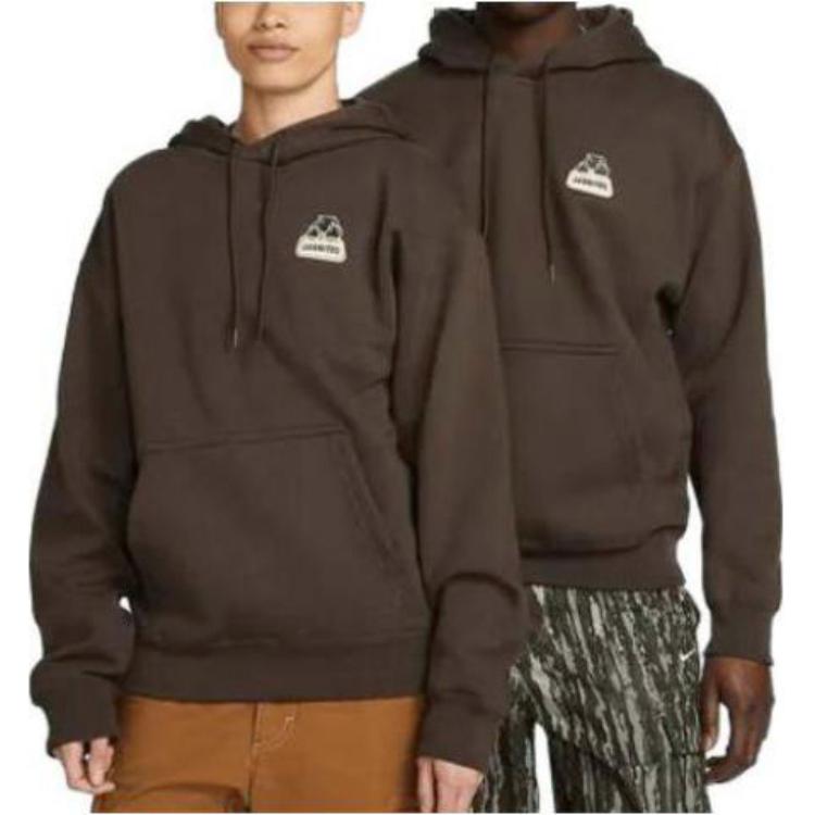 Nike SB Jarritos SS23 Brown Embroidered Logo Hoodie Unisex Casual Fit DV9080-237 圖 4