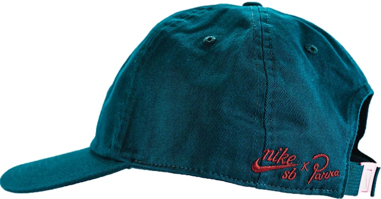 ナイキ SB x パラ フォレストグリーン コットンキャップ ユニセックス 調節可能 CQ8391-347 Lookbook ナイキ SB x パラ フォレストグリーン コットンキャップ ユニセックス 調節可能 CQ8391-347