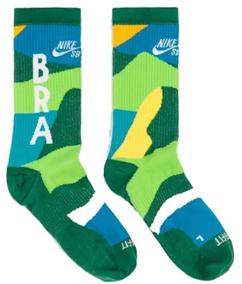 Nike SB x Parra Brazil Federation Kit Socks 'White/Clover' Buy Nike SB x Parra Brazil Federation Kit Socks 'White/Clover'