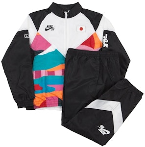 Nike SB x Parra Jepang Federation Kit Skate Tracksuit 'Hitam/Putih' CT6057-010 Buy Nike SB x Parra Jepang Federation Kit Skate Tracksuit 'Hitam/Putih' CT6057-010