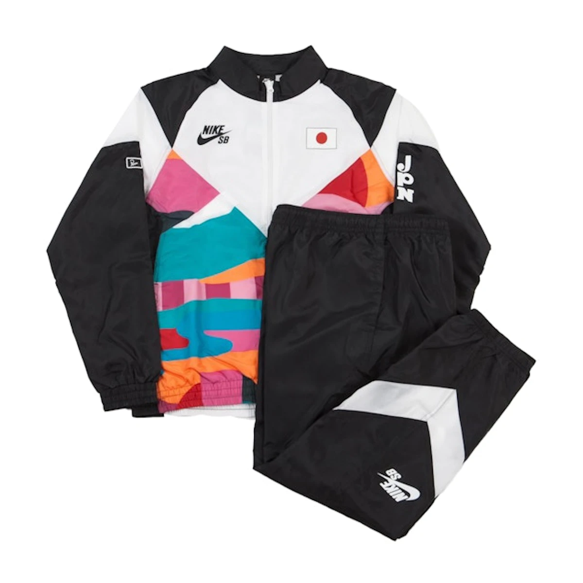 Buy Nike SB x Parra Japan Federation Kit Skate Tracksuit 'Black