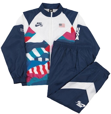 Nike SB x Parra USA Federation Kit Skate Tracksuit 'Brave Blue/White' Buy Nike SB x Parra USA Federation Kit Skate Tracksuit 'Brave Blue/White'