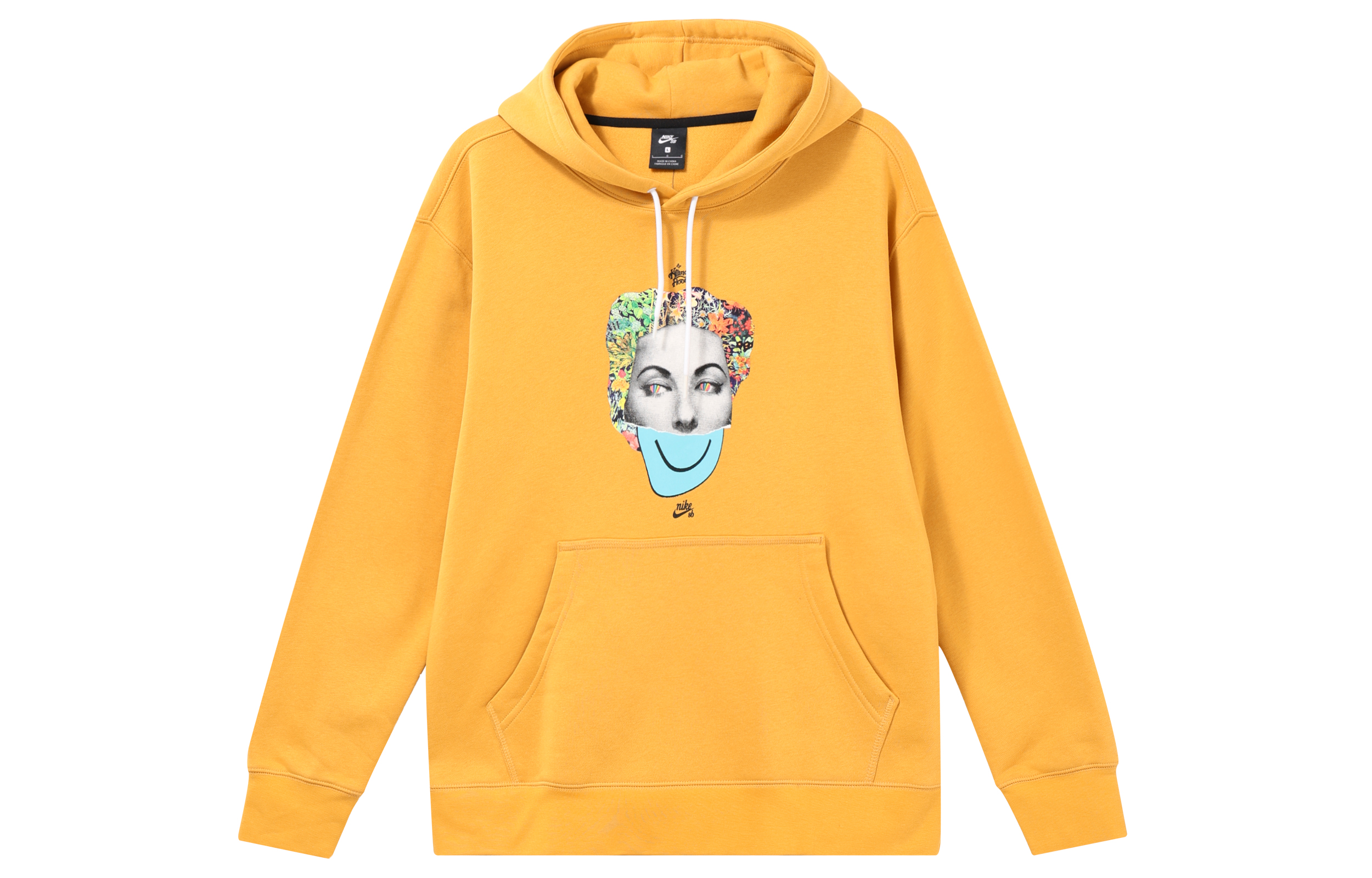 Nike SB x The Killing Floor Hoodie Yellow Asian Version Graphic Pullover CW7152-213