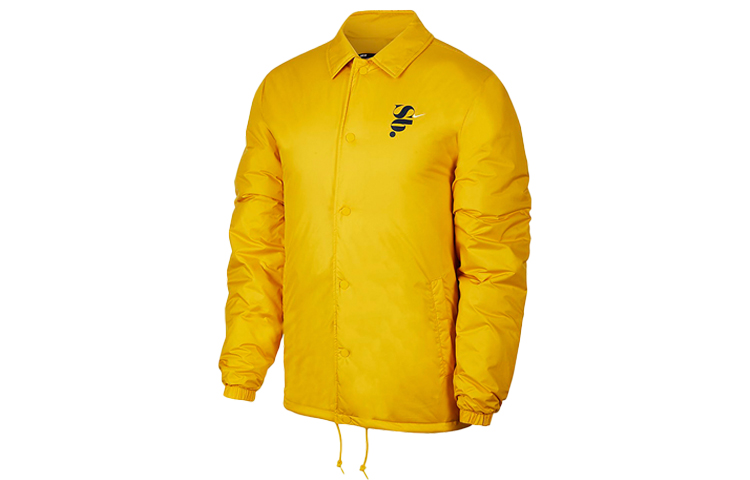 Nike SB Yellow Fashionable Skateboarding Polo Jacket CD8810-743