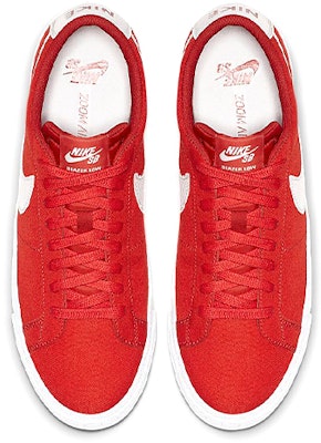 Nike SB Skateboard Blazer Zoom Low CNVS 'Red White' 889053-600 Shop Nike SB Skateboard Blazer Zoom Low CNVS 'Red White' 889053-600