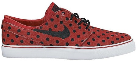Nike SB Zoom Stefan Janoski Canvas Team 'Red Polka Dot' 705190-601 Nike SB Zoom Stefan Janoski Canvas Team 'Red Polka Dot' 705190-601