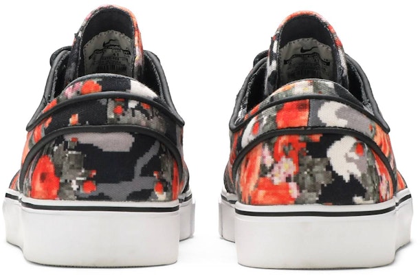 Nike SB Zoom Stefan Janoski Pr 'Orange Digi Floral' Bunga Oren 482972-908 Details for Nike SB Zoom Stefan Janoski Pr 'Orange Digi Floral' Bunga Oren 482972-908