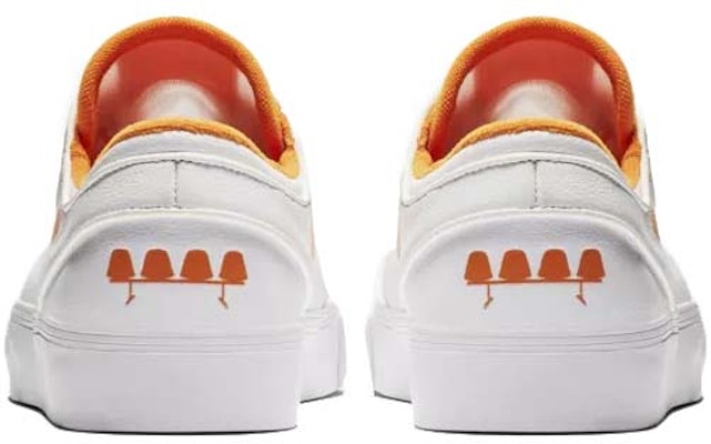 Nike SB Zoom Stefan Janoski QS Fly聯名 滑板鞋白橙色 Shop Nike SB Zoom Stefan Janoski QS Fly聯名 滑板鞋白橙色