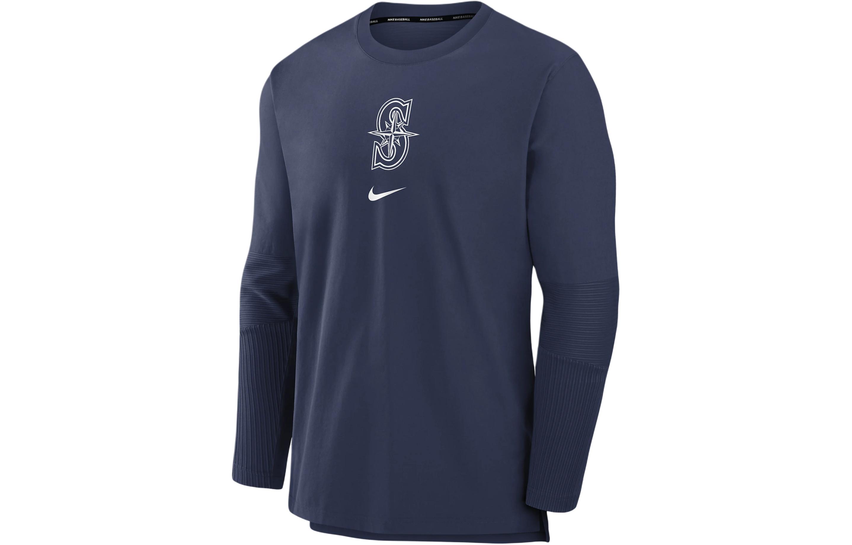 Nike Seattle Mariners Authentic Collection Pullover Jacket Navy Blue 015C160NMVR-5Z2