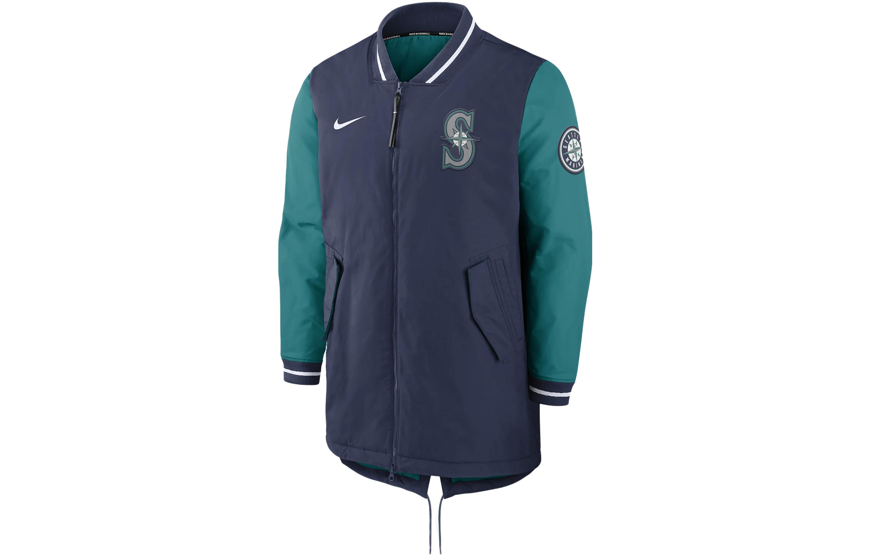 Nike Seattle Mariners Crewneck Jacket Navy Blue () NAC7015NMVR-0BT