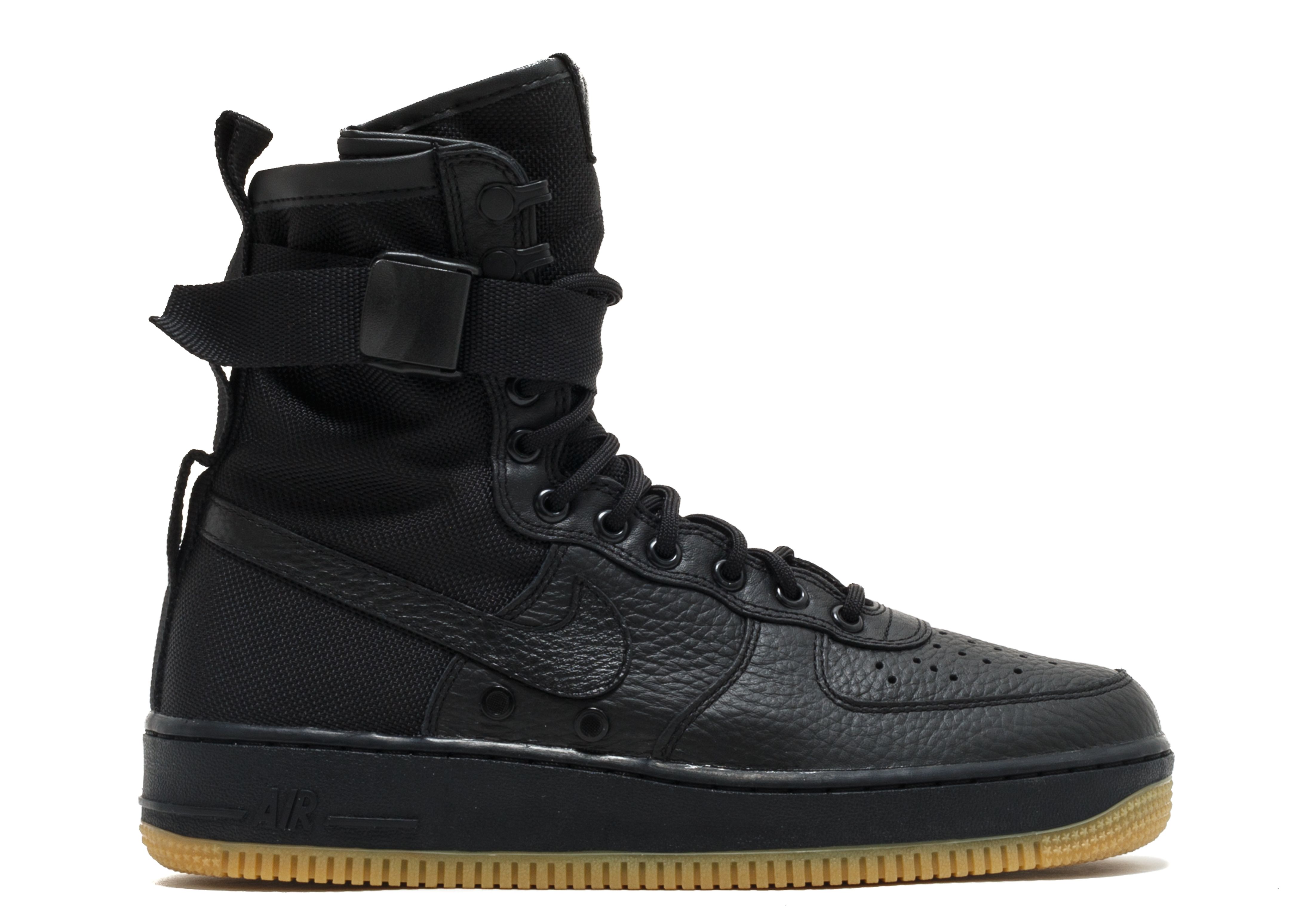 Nike SF Air Force 1 'Black Gum' 2017 (No Bag) 864024-001