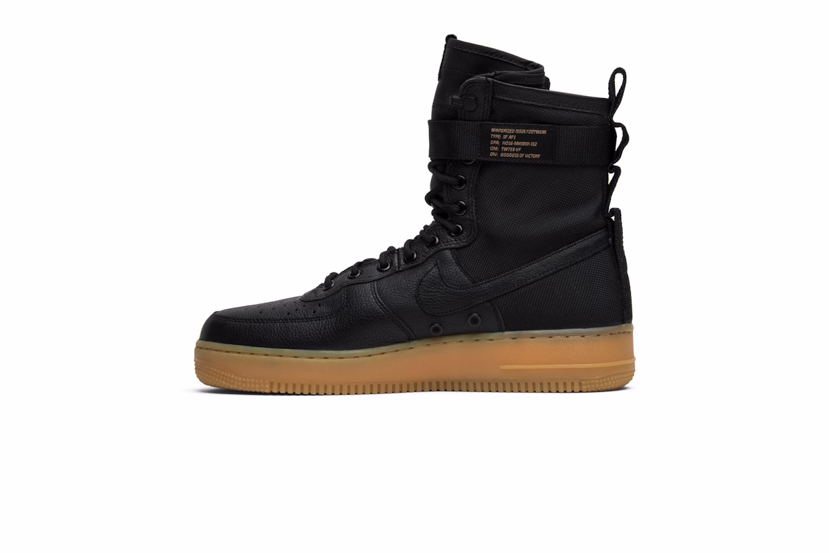 Nike SF Air Force 1 Black 'Gum'