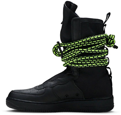 Nike SF Air Force 1 High 'Black Volt' AA1128-003 Lookbook Nike SF Air Force 1 High 'Black Volt' AA1128-003