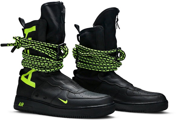 Nike SF Air Force 1 High 'Black Volt' AA1128-003 Cheap Nike SF Air Force 1 High 'Black Volt' AA1128-003