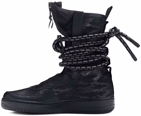 Nike SF Air Force 1 High Black Dark Grey AA1128-002 Lookbook Nike SF Air Force 1 High Black Dark Grey AA1128-002